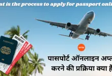 What is the process to apply for passport online in Hindi?